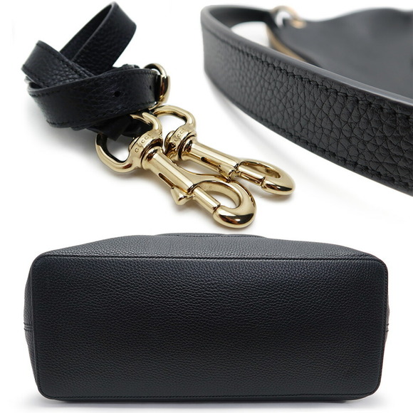 Gucci Soho Shoulder Bag Black Leather - Picture 4 of 4